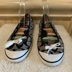 Coach Signature “C” Slip On Tennis Shoes